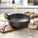 Cast Iron Wok with Handles, Grilling Wok, Use in the Oven, on the Stove, or on the Grill (8 inch)