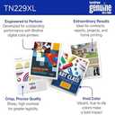 Brother Genuine TN229XLBK Black High Yield Printer Toner Cartridge - Print up to 3,000 Pages(1)