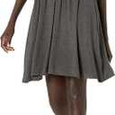 Amazon Essentials Women's Surplice V Neck Swing Dress, Large