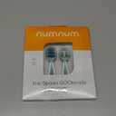 NumNum Baby Spoons Set, Baby Essentials Pre-Spoon GOOtensils for 6+ Months, First Stage Self-Feeding Spoons for Baby Led Weaning (BLW), Silicone Toddler Utensils, BPA-Free, 2 Pack Blue/Green