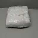 Amazon Basics 4 Piece Bed Sheet Set, 100% Cotton Jersey, Includes Super Soft, Flat and Fitted Sheets, Pillowcase, King, White, Solid