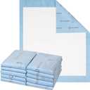 HALYARD Premium Disposable Underpads, 30" x 36" Chux Pads - Bed Pads for Adults with Airlaid Core for Moisture and Odor Control - Premium - Blue Pack of 10