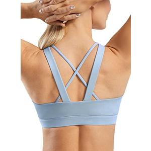 AFITNE Strappy Sports Bra for Women Crisscross Back Medium Support Padded Workout Fitness Yoga Bra with Removable Cups.XL AFITNE Strappy Sports Bra for Women Crisscross Back Medium Support Padded Workout Fitness Yoga Bra with Removable Cups.XL