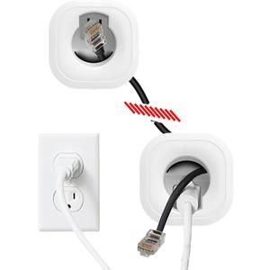 in-Wall Cable Management Kit - Hide TV Wires When Mounting A TV - Includes Power & Low Voltage Cable Management