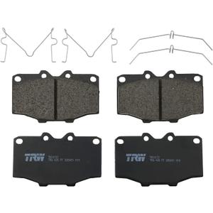 TRW Pro TRC0137 Disc Brake Pad Set For Toyota Pickup 1985-1988, Front, And Other Applications