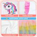 LQSZ Girls Tulle Dresses Princess Flutter Sleeve Tutu Dress for Toddler Girl 3-12 Years