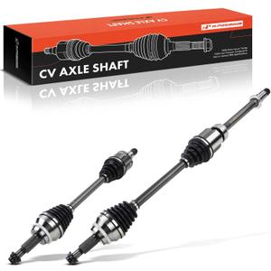 A-Premium Pair (2) Front CV Axle Shaft Assembly Compatible with Toyota Sienna 2004 2005 2006 2007 2008 2009 2010 3.3L 3.5L, FWD Only, Driver and Passenger Side