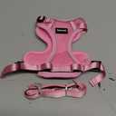 Cat Harness and Leash for Walking Escape Proof Soft Adjustable Cat Leash Breathable Comfortable Vest Easy to Wear Kitten Harness for Outdoor Travel Pink S (S (7-12lb))