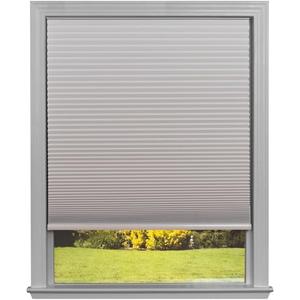 Redi Shade No Tools Easy Lift Trim-at-Home Cordless Cellular Blackout Fabric Shade Natural, 36" W x 64" L, (Fits windows 19"- 36")