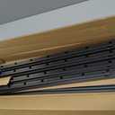 Ultrawall Garage Wall Shelves 33in x 24in, Heavy Duty Wall Mounted Storage Shelves for Storage Bins, Holds Up to 350Lbs, 2 Pack, Black
