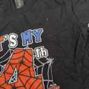 Kids It's My 4th Birthday Spider Theme Party 4 Year Old Boys T-Shirt xs