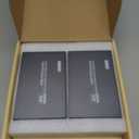 RYXN HDMI KVM USB Extender Over Cat6 Transmits 4K@30Hz Up to 394ft/120m, with 2 USB Ports Supports Mouse and Keyboard Remote Control, Both Ends Feature Audio Extractor Function