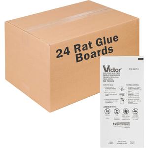 Victor M319 Professional Glue Boards for Insect and Rodent monitoring - 24 Glue Boards