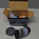 133 PCS Sanding Disc Drill Polishing Kit Sanding Attachment, 3 Inch Wet Dry Headlight Restoration Kit, Hook and Loop Sandpaper Buffing Pads with Rotary Tools for Car Wood Metal Glass Resin Expoxy