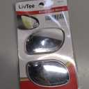 LivTee Blind Spot Mirrors, HD Glass Frameless Convex Rear View Mirrors, Wide Angle Adjustable Stick for Side Mirror, Automotive Exterior Accessories for Car, SUV & Trucks, Pack of 2