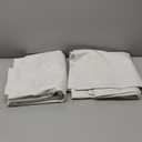 90 Inch Linen Pinch Pleated Curtains 2 Panels for Living Room Bedroom Memory Training Shaped Semi Sheer Beige Light Tan Pinch Pleat Drapes with Hooks Rings Light Filtering Window Curtain 40x90