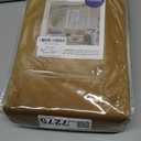 MIULEE Gold Velvet Curtains Thermal Insulated Blackout Curtain Drapes for Bedroom Living Room Darkening 84 Inches Long Curtains Panels Rod Pocket Set of 2