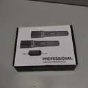 Wireless Microphones, 5-level Volume Adjustment, Dual Handheld Dynamic Mic with Dynamic Ambient Lighting,Ultra-Stable Rechargeable Receiver,40H Duration, 200ft Range,Karaoke Microphone for Singing