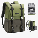 K&F Concept Camera Backpack, Camera Bags for Photographers Large Capacity Camera Case with Raincover,15-15.6 Inch Laptop Compartment Compatible for Canon/Nikon/Sony/DJI Mavic Drone(Backpack 20L)