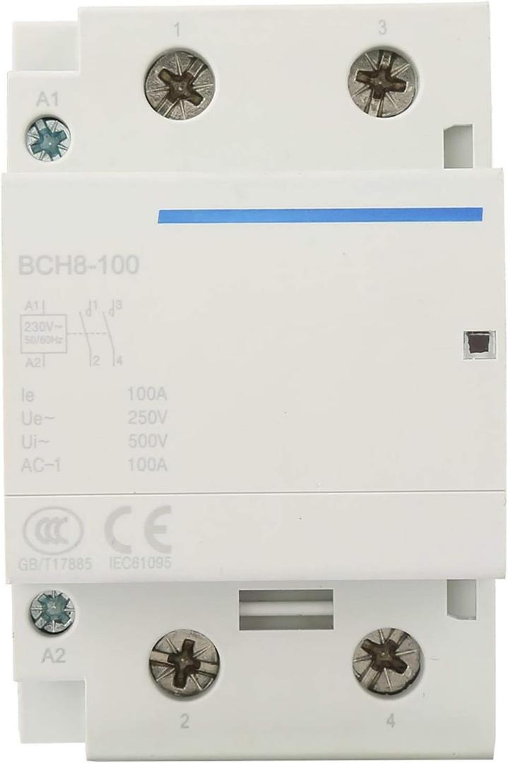 50/60HZ Household AC Contactor 2P/2NO 100A Modular Contactor(230V)