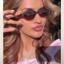 2 x TIJN Olisa Retro Oval Sunglasses for Women & Men – Polarized UV400 Protection, Lightweight Stylish Frame, Trendy Sun Glasses
