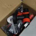 EWORK Paint Sprayer,1000W HVLP Electric Spray Paint Gun,4 Nozzles and 3 Spray Patterns,1400ml High Capacity Container,180 Din/s, Easy to Clean,for Furniture, Cabinets, Decks, Walls, Doors, DIY (Red)