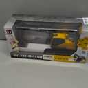 DOUBLE E Volvo RC Excavator Remote Control Excavator Toy for Boys Full Function Construction Vehicles Toys with Shovel for Outdoor Play Sandbox Digger Toys Gifts for Kids