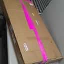 SUPERJARE 47 inch L Shaped Gaming Desk with LED Lights & Power Outlets, Reversible Computer Desk with Shelves & Monitor Stand, Corner Desk with Drawer, for Home & Office, Black