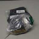 PINA Small Dog Coats - Waterproof, Warm Winter Jacket with Faux Fur Hood & Pocket (M(Chest 19.6"), Black)