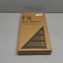 Bumusty 3-Tier Expandable Shoe Rack for Closet, 18“-33” Adjustable Shoe Rack for Small Space, Small Shoe Organizer for Front Door, Sturdy Metal, Black