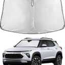 EcoNour Windshield Sunshade Compatible for Chevrolet Trailblazer 2021-2024 2025 2026, Sun Visor for Front Windshield & Window Sun Shade Cover, UV Heat Blocker & Protector, Car Accessories