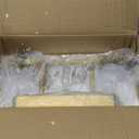 Jonsi Gold Bathroom Light Fixtures, 2 Light Brushed Gold Vanity Lights With Fluted Glass Shade, Modern Lights Over Mirror, Vanity Lighting Fixtures (2 Light 13.8 Inch)