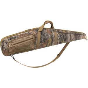 RAVOINCC Rifle Case Soft Shotgun Cases - Water Resistant Gun Carry Bag for Scoped Rifles with 3 Accessory Pockets Adjustable Shoulder Strap Length in Camouflage 52 Inch