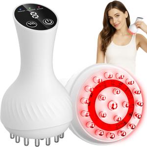 Lymphatic Drainage Massager & Anti Cellulite Massage Tool, Lymphatic Massager,Helps Reduce Stretch Marks & Cellulitefor Belly, Arms & Legs,Body Sculpting Machine with Heat & Vibration