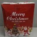 10FT Christmas Inflatables Santa Claus Outdoor Decorations, Christmas Blow Ups Airship Snowman, Inflatable Yard Decor with Built-in LED Lights for Xmas Garden Lawn Party