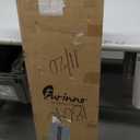 Furinno PASIR Book Shelf, 5-Tier Corner Bookshelf, Open Shelves Bookcase 9.3 x 12 x 51.7, for Living Room, Bedroom, Home Office, White