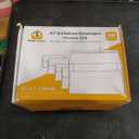 200 Pack 5x7 White Invitation Envelopes - For 5x7 Cards - A7 - (5  x 7  inches) - Perfect for Weddings, Graduation, Baby Shower - 120 GSM - Peel, Press & Self Seal - Square Flap