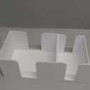 Lid organizer for Rubbermaid Brilliance series containers, Stackable Lid Holder Rack, Plastic lid storage solution to save kitchen cabinet space (300ml lid storage rack)