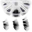 Premade Fans Eyelash Extension 500 Fans Handmade Loose Volume Lashes 20D Pre-made Fans 0.07mm Thickness C/D Curl 9-16mm/13-20mm Mixed Volume Eyelash Extensions (500PCS-20D-0.07-C, 9-16mm mixed)