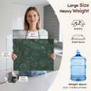 Marble Stone Cutting Board for Kitchen with Feet, 16x20 Inch, Green