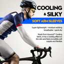 GOUNOD Arm Sleeves for Men Women,Compression Sleeves to Cover Arms for Men Working,Sun Sleeves for Men UV Protection (White)