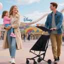 Generic Stroller for Kids Ages 1-6Lightweight Umbrella Stroller - Perfect Travel Companion for Babies' First Outing!Ultra Lightweight Travel Stroller(Red)