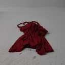 Women Cotton Short Nightgowns Short Sleeveless Nightshirt Racerback Sexy Sleep Dress Soft Slip Dress (Small, Wine Red)