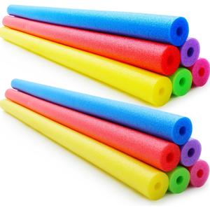 Hollowfly 48 Pcs Foam Pool Noodles Bulk,40 X 1.6 Inches,Multi Colors