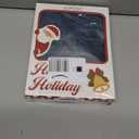 AIMUDI Christmas Bows for Gift Wrapping 69'' Navy Blue Green Plaid Bows for Christmas Tree Wreath Bows with Wire Edge Premade Bows for Craft Present Fireplace Holiday Christmas Decorations, 10 PCs