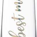 Lillian Rose Gold Best Man Stemless Champagne Glass 8oz