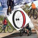 BUCKLOS 20/26 x 4.0 In Fat Tire Bike Wheel Front Hub Quick Release 9*135mm