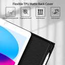 kenke Keyboard Case for iPad 9th/8th/7th Generation (10.2 Inch, 2021/2020/2019), Magnetic Detachable Wireless Bluetooth Keyboard, Thin & Light Keyboard Case with Pencil Holder, Black