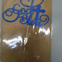 God Bless Cake Topper - Royal Blue Glitter Baptism Cake Decorating Supplies for Boys or Girls, Baptism Sign Divine Blessings Cake Decor for Baby Shower, First Confirmation Photo Booth Props