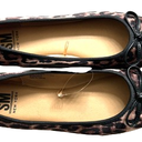 SM (Steve Madden) Leopard Print Ballerina Flats with Bow, Size 8